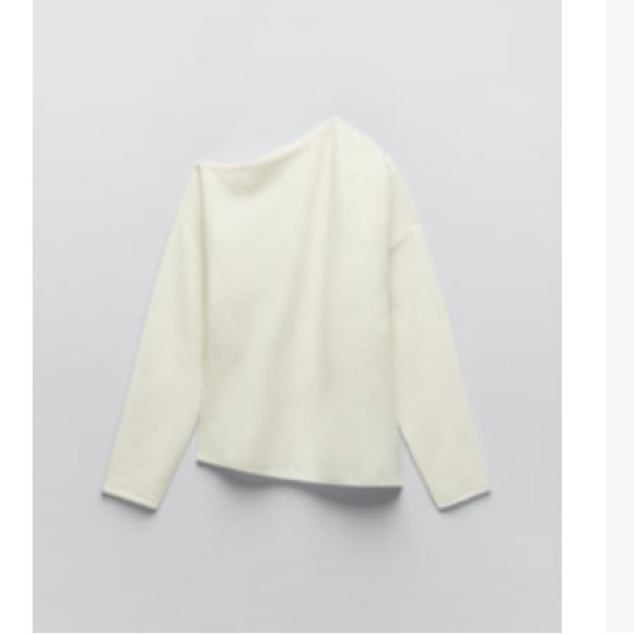 Zara Sweaters - Zara asymmetrical sweater, can be worn off shoulder. NWT